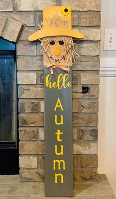 Porch Boards Signs, Scarecrow Sign, Fall Porch Signs, Door Leaners, Pallet Decoration Ideas