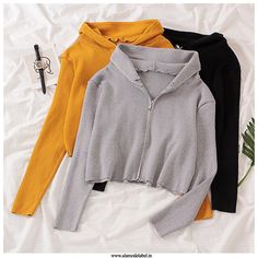 Material : Ribbed Cotton New in Summer 2020 Collection, Shop Now! Knitted Cardigans, Female Tops, Woman Sweater, Cropped Hoodie, In Summer, Knit Cardigan