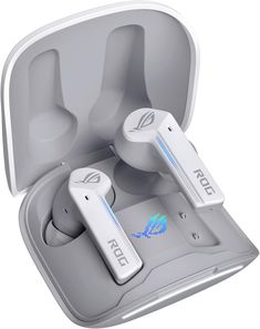 an in - ear headphones with charging case