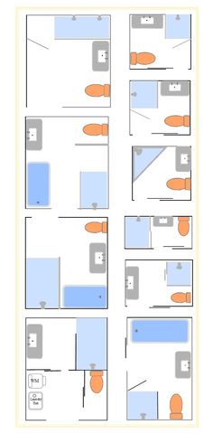 the floor plan for an apartment with multiple rooms