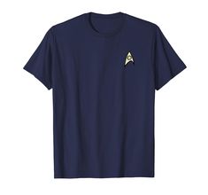 PRICES MAY VARY. Star Trek Science Uniform is 100% authentic, officially licensed Star Trek merchandise! Star Trek is an American science fiction franchise created by Gene Roddenberry in the 1960s that quickly became a worldwide pop-culture phenomenon. It has expanded into one of the most recognizable and highest-grossing media franchises of all time. Lightweight, Classic fit, Double-needle sleeve and bottom hem Star Trek Merchandise, The 1960s, Star Trek, Branded T Shirts, All Time, Special Features, Science Fiction, All About Time, Pop Culture