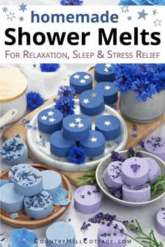 Shower Steamers Diy, Shower Tablets, Shower Melts, Essential Oils Diy, Diy Gifts To Make, Easy Homemade Gifts, Oils For Sleep, Essential Oils For Sleep, Diy Aromatherapy