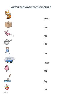 a worksheet with words and pictures on it