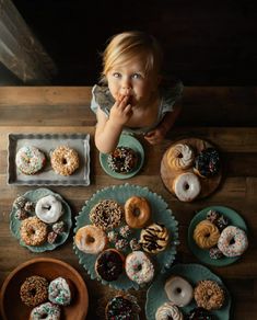 Toddler Photoshoot, Kids Cookbook, National Donut Day, Toddler Photos, Kitchen Photos, Kids Kitchen, Food Photo, To Miss