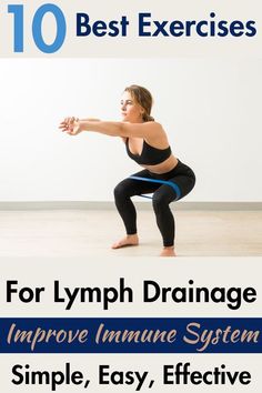 Need to get lymphatic fluid circulating better in the body? Avoid fluid build-up and improve the lymph flow with these simple exercises for the lymphatic system. Decrease pain and swelling, improve circulation, improve breathing, better the immune system, and increase energy levels by simply doing these lymphatic exercises. Lymph Flow, Lymph Drainage Massage, Lymph Glands, Improve Immune System, Drainage Massage, Lymph Fluid, Lymph Massage, Lymph System, Lymph Drainage