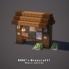 an image of a minecraft house with the words buffe minecraft on it