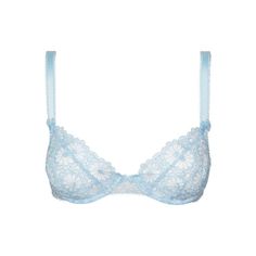 The Blue Is A Beautiful Shade! Love It (Blue Is Like Alice's In Wonderland Blue Dress) An Ode To Spring: This Feminine Bra In Daisy-Embroidered Lace With Contrast Flocked Dot Mesh, Finished With Pretty Ribbon Details. Unlined Underwire Straps & Hooks Adjustable Straps Back Hook-And-Eye Closures Details & Fabric Scoop Neckline Eyelet Details At Straps Body: 100% Polyester Trim: 100% Polyester Contrast: 100% Polyester Flocking: 100% Polyamide Blue Full Cup Bra, Elegant Light Blue Bra, Elegant Light Blue Padded Bra, Elegant Light Blue Bra With Padded Cups, Light Blue Bra, Blue Lace Bra, Lace Bra Top, Pretty Ribbon, Floral Bra