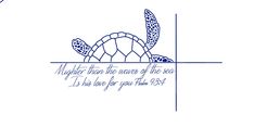 a drawing of a turtle with the words mother there waves of the sea