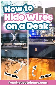 ORC Week 7: How To Hide Wires On A Desk Hide Cable Cords, Range Cable, Cable Management Desk