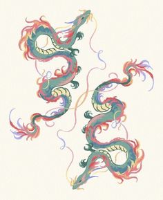 Abstract Tattoo Ideas, Flash Designs, Posca Art, Tatuaje A Color, Dragon Illustration, Next Tattoo, Celebrity Tattoos, Arte Inspo, Cute Dragons