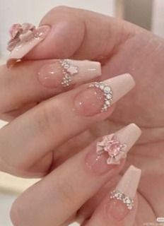 Nails Korean, Quartz Nail, Nails Almond