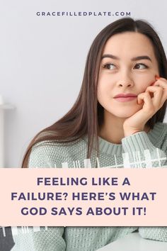 Do you feel like a failure every time you make a mistake? Beat yourself up if you aren't perfect? Those feelings aren't helpful. Instead, see what God says about failure and what purpose it serves in your life. Use failure to move forward instead of letting it hold you back. #truthaboutfailure #whatisfailure #movingforward Perfect Attendance, God Says, Gospel Of Jesus Christ