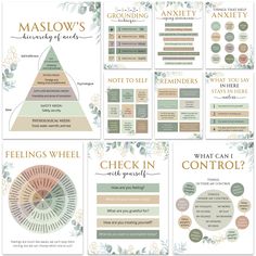 the maslow's guide to self - care and well - being info sheet