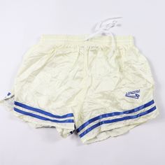 Vintage 90s Lanzera Nylon Soccer Shorts Soccer Shorts Brand New There Is Some Yellowing Due To Age And Storage The Size Is Youth Large Measurements Are: 3 Inch Inseam 12.5 Inch Overall Length 11 Inch Waist White Nylon Us Shipping Is Free And I Am Part Of The Global Shipping Program Check Out My Other Items For Sale In My Store! Bin 5/Youth Retro White Short Bottoms, Vintage White Bottoms For Streetwear, Vintage Style White Bottoms For Streetwear, Vintage White Streetwear Bottoms, Retro Bottoms For School In Spring, Retro School Bottoms For Spring, White 90s Style Shorts For Summer, White 90s Style Summer Shorts, Sporty White Bottoms For School