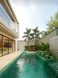 Pool House Designs, Pools Backyard Inground, Luxury Swimming Pools, Expect Nothing, Modern Backyard, House Outside Design, Luxury Pool