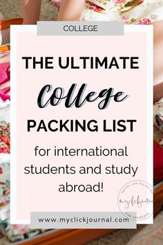 the ultimate college packing list for international students and study abroad