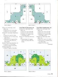 the instructions for how to make an origami frog from paper with numbers on it