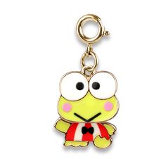 Say hello to the CHARM IT! x Hello Kitty Friends Collection! Sanrio fans everywhere will delight in this Gold Swivel Keroppi charm featuring the happy and playful frog! Add this charm to any CHARM IT! bracelet or necklace and customize her collection! © 2024 SANRIO OC., LTD. Used Under License. features & materials Enamel, Base Metal WARNING: Choking Hazard - Small parts. Not for children under 3 years. Sanrio Oc, Michigan Sticker, Stationary Craft, Candy Club, Charm It, Hello Kitty Friends, Unicorn Charm, Disney Charms, Quilling Cards