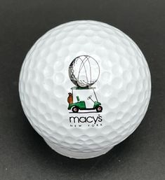 Macy's New York Golf Cart Logo Golf Ball (1) Pre-Owned