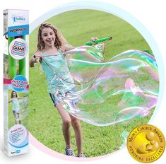 The WOWmazing Kit contains everything you need to create bubbles that are big, colorful and fun: 1 set of Big wands - the same design used to set all Guinness bubble records in the last 30 years! 2 pouches of WOWmazing bubble concentrate (Made in USA)-Just Add Water! Makes 2 quarts of solution. Bubble Tips & Tricks booklet. A portion of this product's proceeds goes to support autism research and awareness. Big Bubble Wand, Giant Bubble Wands, Bubble Activities, Christmas Arts, Big Bubble, Giant Bubbles, Bubble Fun, Kids Motor Skills, Fun Outdoor Games