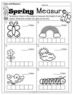 spring worksheet for kids