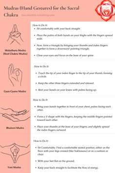 Strengthen your connection to the Earth and bring balance to your Root Chakra with these powerful mudras. By practicing these mudras, you activate the energy of the Root Chakra, fostering a deeper connection to your body and your surroundings.  Pin now to explore the power of mudras for grounding your Root Chakra! 💫  #RootChakraMudras #ChakraMudras #GroundingEnergy #RootedInStability #EmpowerYourRootChakra Powerful Mudras, Karana Mudra, The Root Chakra, Healing Practices, Witchy Stuff, Solar Plexus Chakra, Sacral Chakra, Solar Plexus, Root Chakra