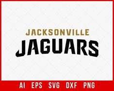 Jacksonville Jaguars Logo Clipart SVG File for Cricut Digital Download Logo Clipart