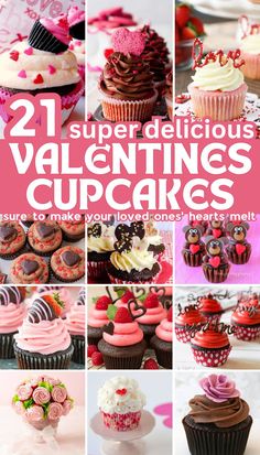 valentine's day cupcakes are the perfect way to celebrate with friends and family