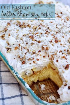 Old Fashion Better than Sex Cake via @labride Better Than Anything Cake, Fashion Cake, After The Wedding, Cake Mix Recipes, Old Fashion, Cake Cake, Sweets Treats, Graduate School