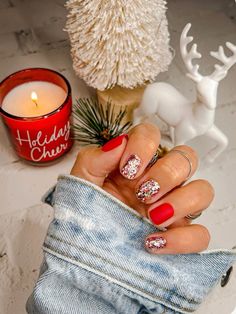 Matte Red Nails Christmas, Red Aspen Christmas Mani Mix Up, Red Aspen Nail Dash Combos Christmas, Red Aspen Christmas Nails, Holiday Nails Matte, Red Aspen Nail Dash Combos 2023, Red Matte Nails Design, Nail Polish Color Combos, Christmas Nails Matte