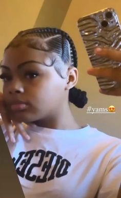 Weave Cornrows Hairstyles, 4 Stitch Braids, Cornrows With Weave, Black Hair Protective Styles, Cute Natural Hairstyles, Sleek Ponytail Hairstyles, Feed In Braids Hairstyles