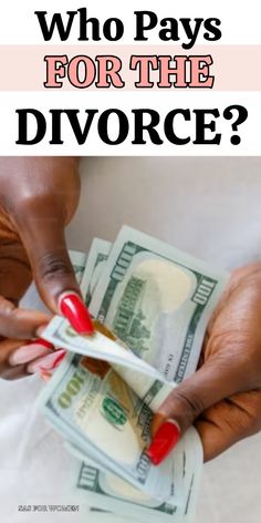 How do legal fees get paid to divorce attorneys? Or rather, who pays for a divorce? There is no one-size-fits-all approach for how to pay legal fees. The more questions you ask, the more you'll be able to make the best choice. Trial Court, Divorce Attorney, What If Questions