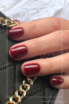 old money nails red Nails Inspired