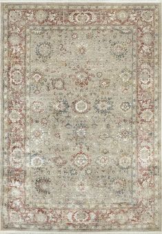 Dynamic Rugs Ella 3982 Taupe/Multi Area Rug Ivory Rugs, Colors Of Blue, Dynamic Rugs, Framed Quotes, Red Area Rug, Ivory Rug, Rug Shapes, Jute Rug, Hand Tufted Rugs