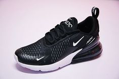 Best Price Nike Air Max 270 Black White AH8050 002 Mens Womens For Sale--#Genel Nike Air Max 270 Black, Womens Nike Air Max 270, Stephen Curry Shoes, Cheap Nike Air Max, Fashion Shoes Sneakers, Popular Sneakers, Discount Nikes, Workout Shoes