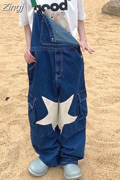 Cargo Overalls, Denim Suspenders, Full Length Jeans, Jeans Overall, Denim Cargo, Women Y2k, Overalls Pants, Pant Trends, Pants Vintage