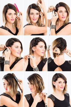 peinados-para-despues-de-los-30 Curly Hair Braids, French Braid Hairstyles, Cute Braided Hairstyles, Pinterest Hair, Penteado Cabelo Curto, Easy Braids, Side Braid, Braided Hairstyles Tutorials, Braided Hairstyles Easy