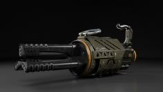 ArtStation - Plasma machine gun, Borys Lozovyi Fire Concept, Props Concept, Small Arms, Low Poly, Muscles