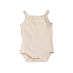 Mebie Baby Ribbed Tank Bodysuit, Cream - Wild Ivy Baby Tank, Ribbed Tank Dress, Tank Bodysuit, Peaches Cream, Cotton Bodysuit, Ribbed Bodysuit, Sleeveless Bodysuit, Ribbed Tank, Ribbed Fabric