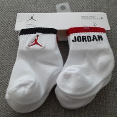 Nike Baby Socks Jordan Socks Jordan Baby Swoosh Cotton Socks Ankle Socks Black. Gray. White Socks Size 6 - 12 Months 6 Pairs Nwt Nike Baby. Nike Boys. Nike Girls. Boys Socks. Girls Socks. Nike New Born. Jordan Boys. Jordan Girls. Jordan Baby. Baby Boy Jordan Outfits, Nike Baby Clothes, Jordan Socks, Socks Nike, Jordan Boys, Socks Ankle, Baby Nike, Jordans Girls