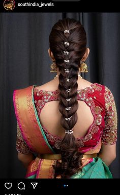 Traditional Hairstyle For Saree