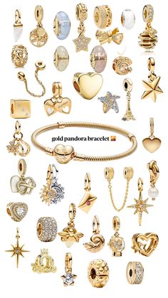 many different types of jewelry are shown on the white background, including necklaces and bracelets