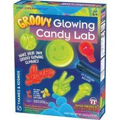 the glow - on candy lab is in its box