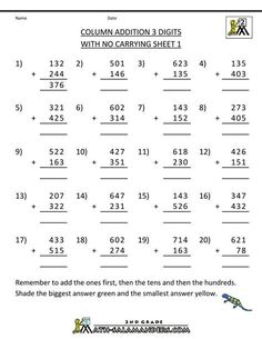 Missing Number Worksheet: November 2015 91D