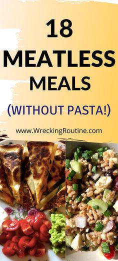 Filling Meatless Dinners, Easy Meatless Meals Simple, Easy Meatless Monday Recipes, No Meat Dinners Meatless Meals Healthy, Meatless Mondays Recipes, Easy Meals Without Meat, Simple Meatless Meals, Lent Dinner Ideas Meatless Recipes, Kid Friendly Meatless Meals