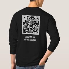 Scan QR Code Instagram, Twitter, Facebook T-Shirt Print Instagram, Scan Qr Code, Instagram Prints, Sweatshirts For Women, Hoodies And Sweatshirts, Online Grocery Shopping, Business Idea, Unisex Clothing