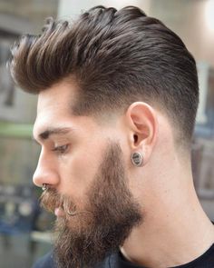 Types Of Fade Haircut, Blowout Haircut, Hipster Haircut, Hipster Hairstyles, Taper Fade Haircut, Tapered Haircut, Long Hair On Top