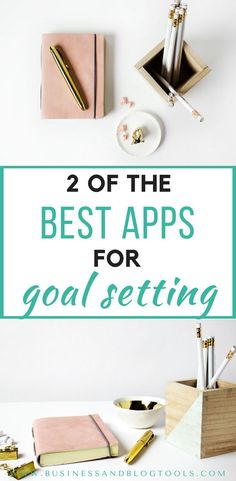 the best apps for goal setting with text overlay that reads, 20 off the best apps for goal setting