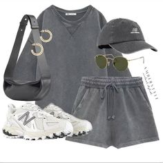 Casual Comfy Summer Outfits, Pastel Outfit, Sporty Outfits, 가을 패션, Cute Simple Outfits, Summer Fashion Outfits, Mode Inspiration, Casual Style Outfits, Lookbook Outfits