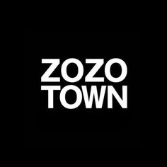 the words zoo town in white on a black background